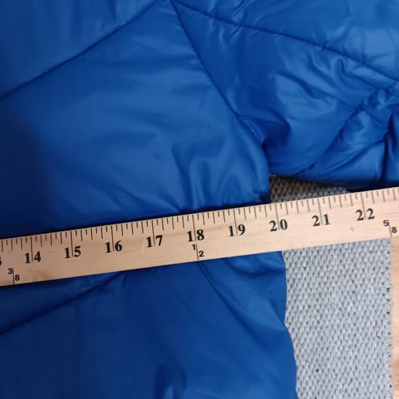 Tommy Hilfiger Puffer Jacket/Coat Womens Small Aspen Blue Hooded Logo Ski Winter - Picture 12 of 16